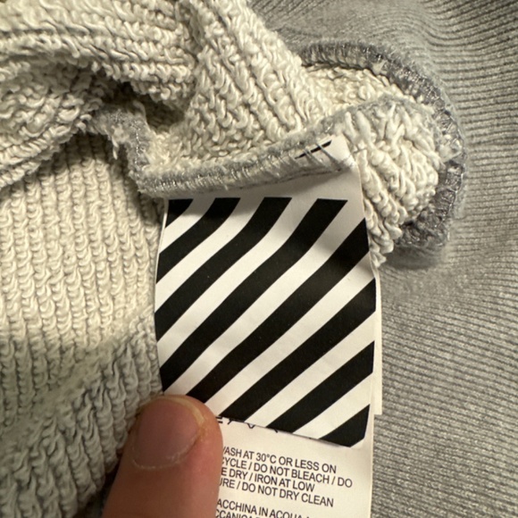 Off-White Men's Grey Crewneck L - Picture 4 of 5